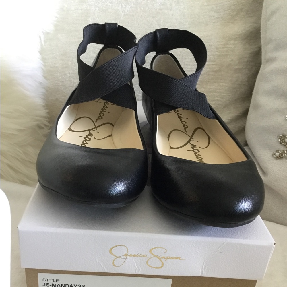 Ballet style black flats